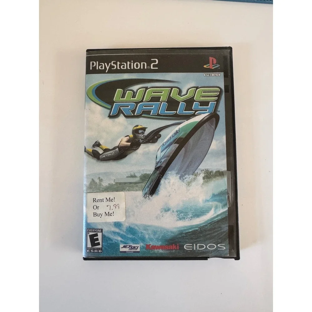 Wave Rally Sony PlayStation 2 PS2 Kawasaki Jet Ski Racing Game SLUS 20212